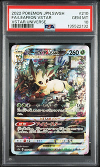 PSA 10 Leafeon VSTAR 210/172 Japanese Pokémon Card